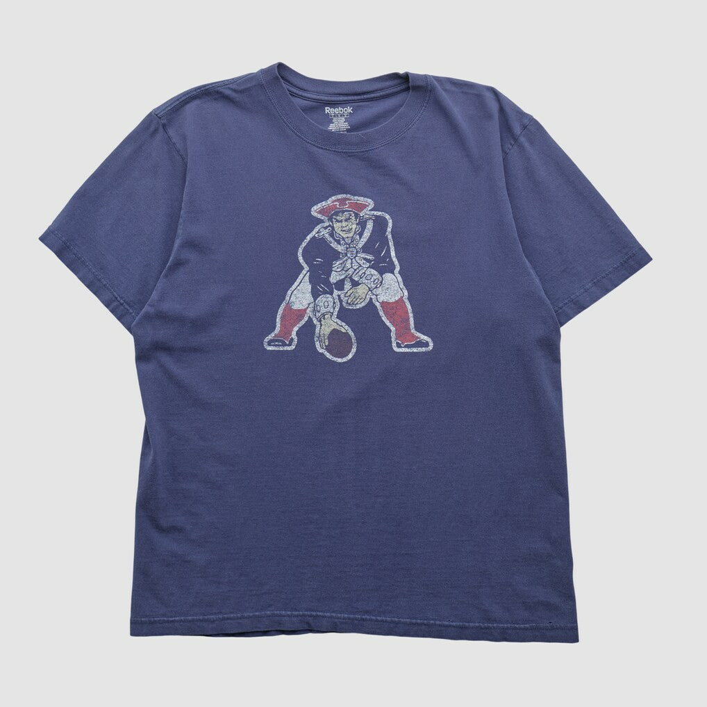 New England Patriots Reebok 2000s T-shirt Navy Vintage | Fanatics