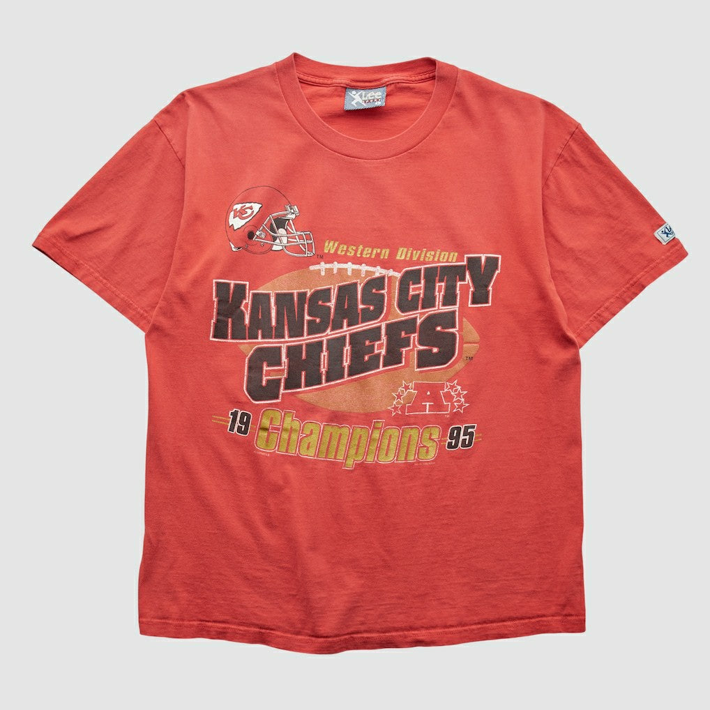 Kansas City Chiefs Lee 1995 T-shirt Red Vintage | Fanatics