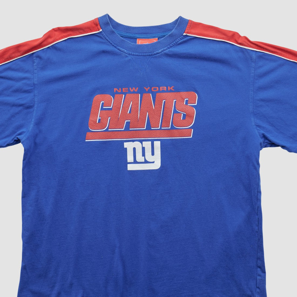 New York Giants NFL 2000s Long Sleeve T-shirt Blue Vintage | Fanatics