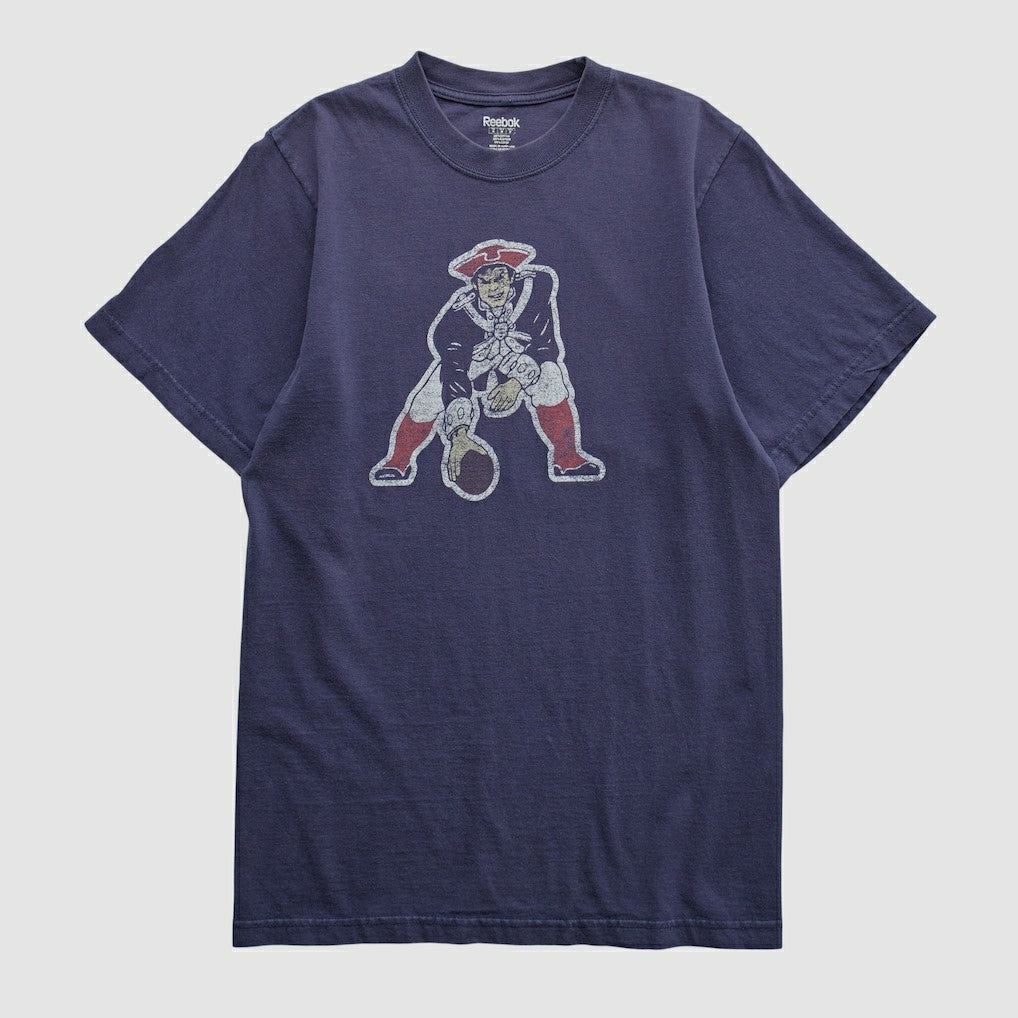 New England Patriots Reebok 2000s T-shirt Navy Vintage | Fanatics