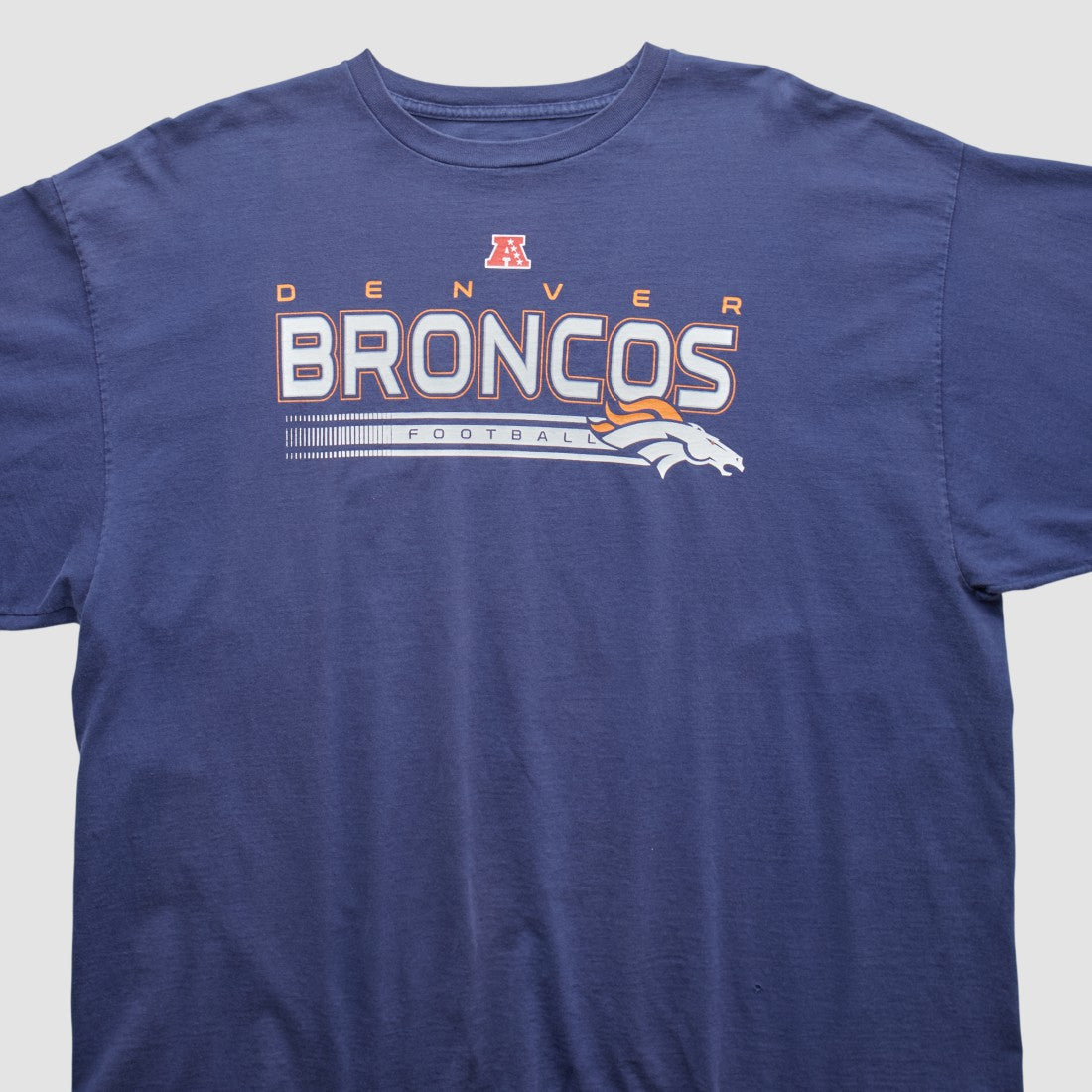 Denver Broncos NFL 2000s Long Sleeve T-shirt Navy Vintage | Fanatics