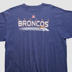 Denver Broncos NFL 2000s Long Sleeve T-shirt Navy Vintage | Fanatics