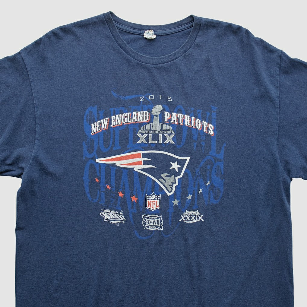 New England Patriots Delta 2015 T-shirt Navy Vintage | Fanatics