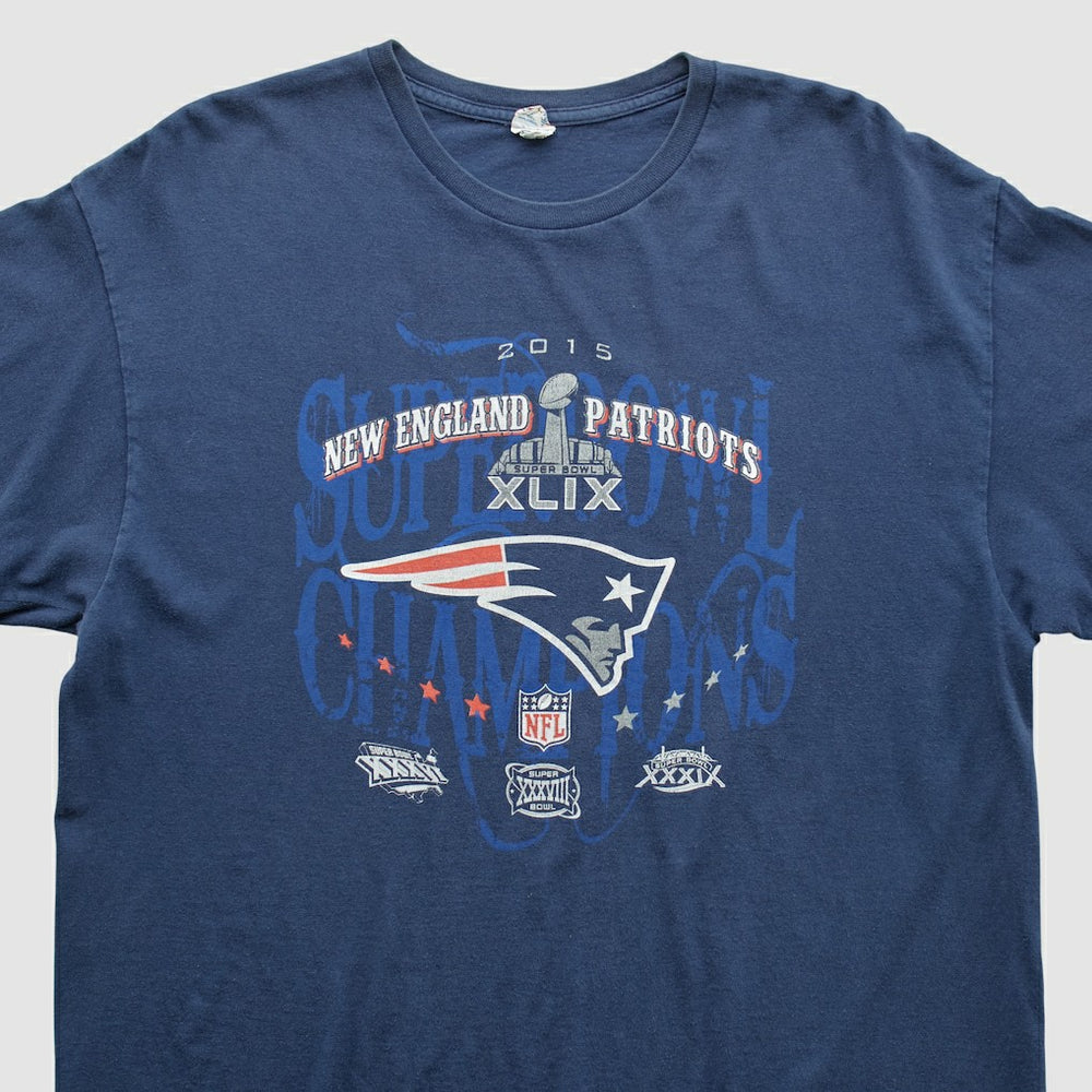 New England Patriots Delta 2015 T-shirt Navy Vintage | Fanatics