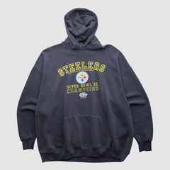 Pittsburgh Steelers 2006 Hooded Pullover Sweatshirt Black Vintage | Fanatics