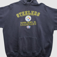 Pittsburgh Steelers 2006 Hooded Pullover Sweatshirt Black Vintage | Fanatics