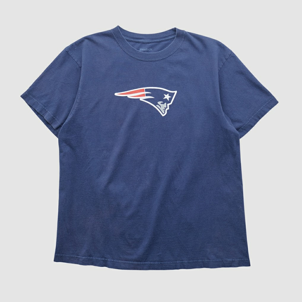 New England Patriots Reebok 2000s T-shirt Blue Vintage | Fanatics