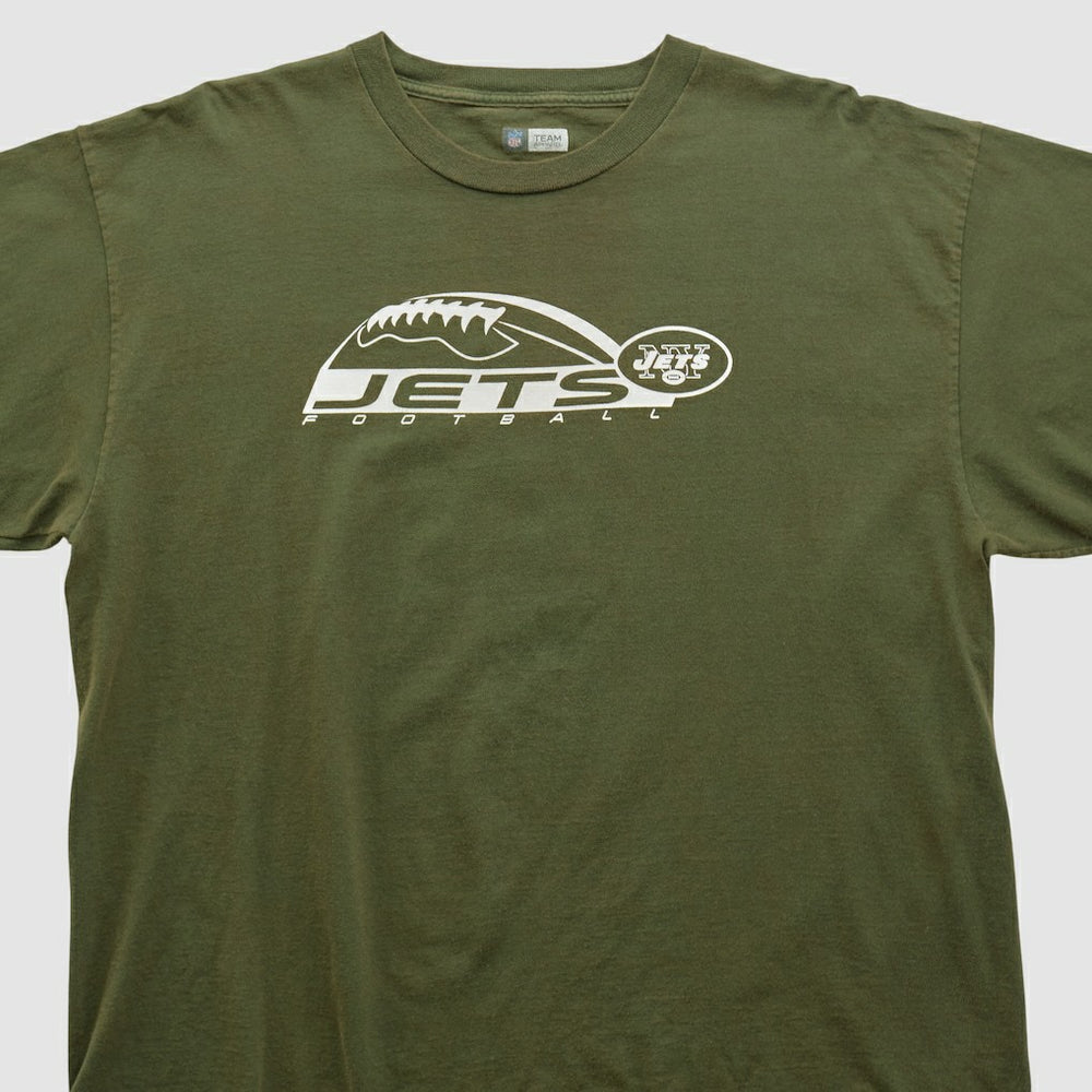 New York Jets NFL 2000s T-shirt Olive Vintage | Fanatics