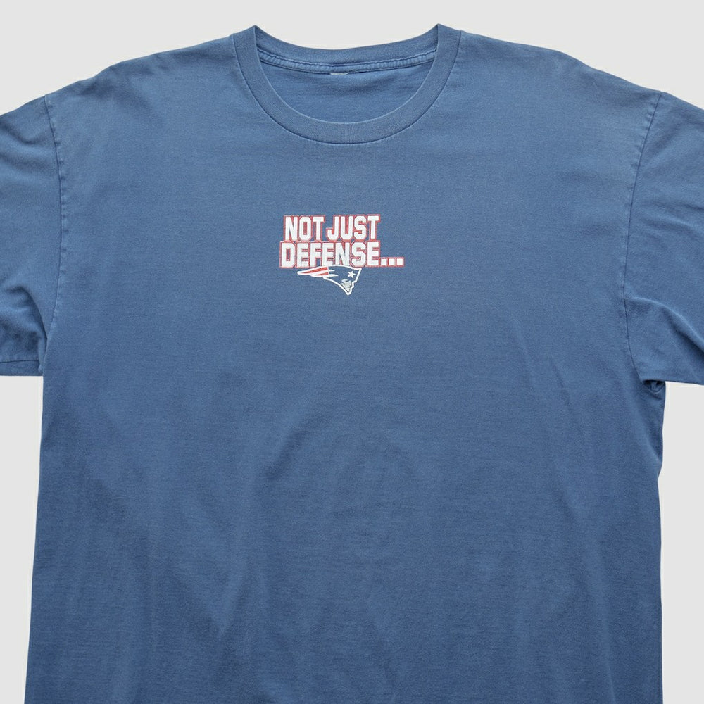 New England Patriots 2000s T-shirt Blue Vintage | Fanatics