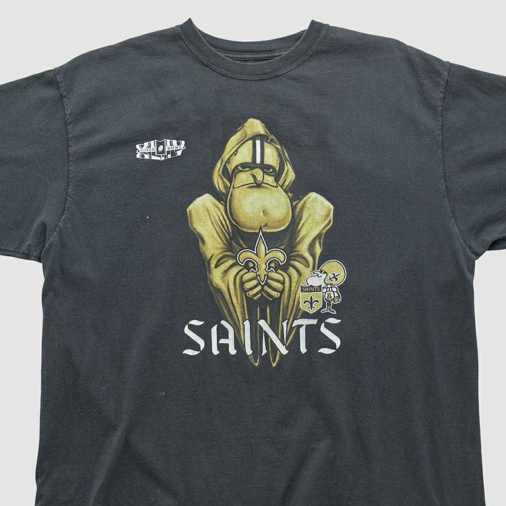 New Orleans Saints Reebok 2010 T-shirt Black Vintage | Fanatics