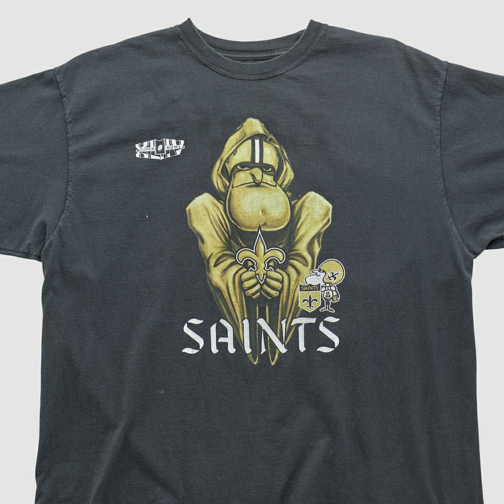 New Orleans Saints Reebok 2010 T-shirt Black Vintage | Fanatics
