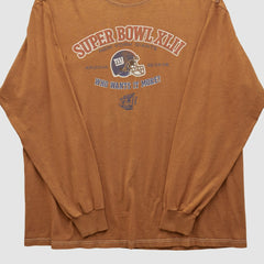 Super Bowl XLII 2008 Long Sleeve T-shirt Clay Vintage | Fanatics