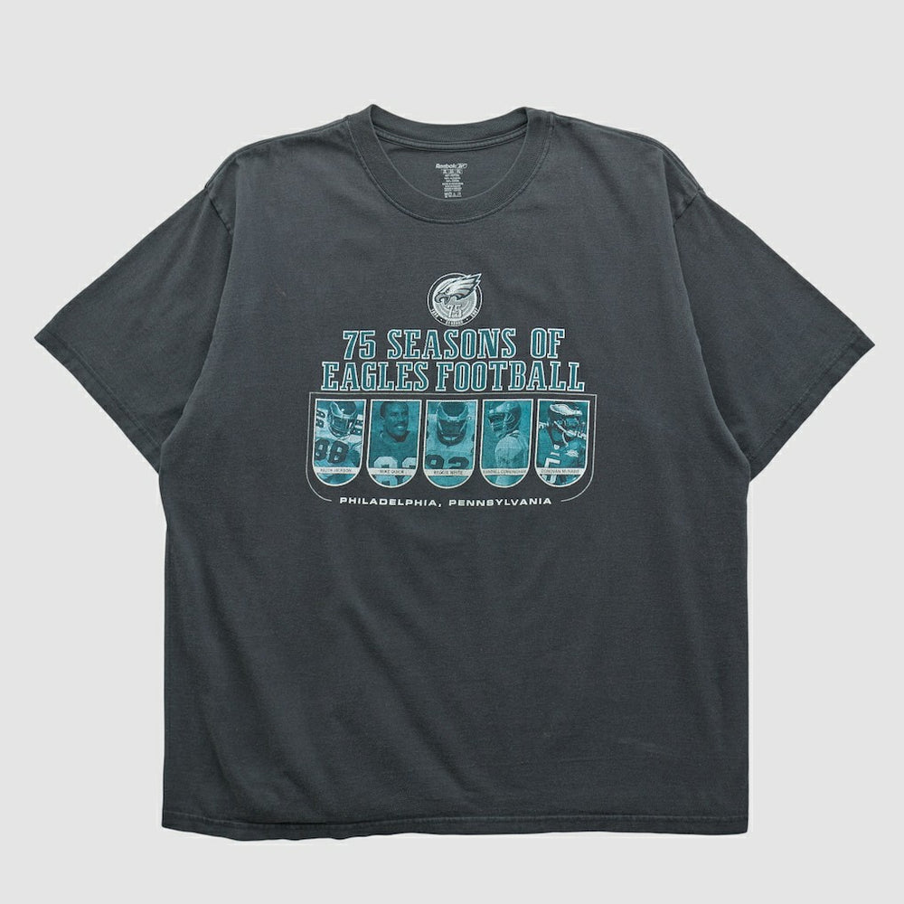 Philadelphia Eagles Reebok 2007 T-shirt Black Vintage | Fanatics