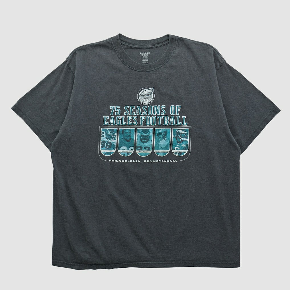 Philadelphia Eagles Reebok 2007 T-shirt Black Vintage | Fanatics