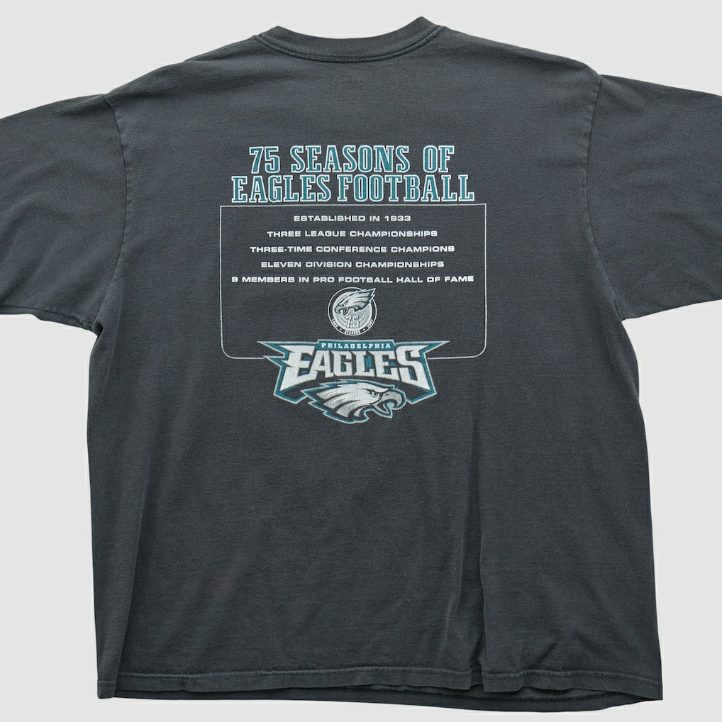 Philadelphia Eagles Reebok 2007 T-shirt Black Vintage | Fanatics