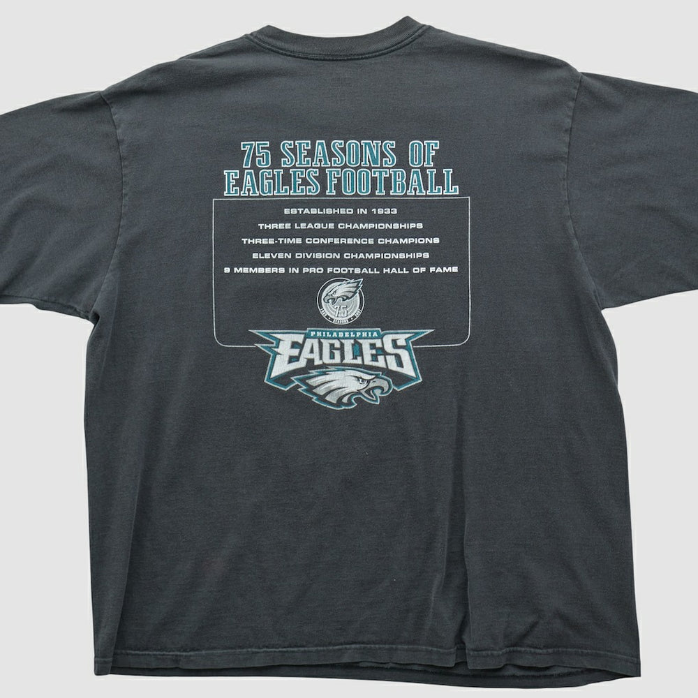Philadelphia Eagles Reebok 2007 T-shirt Black Vintage | Fanatics