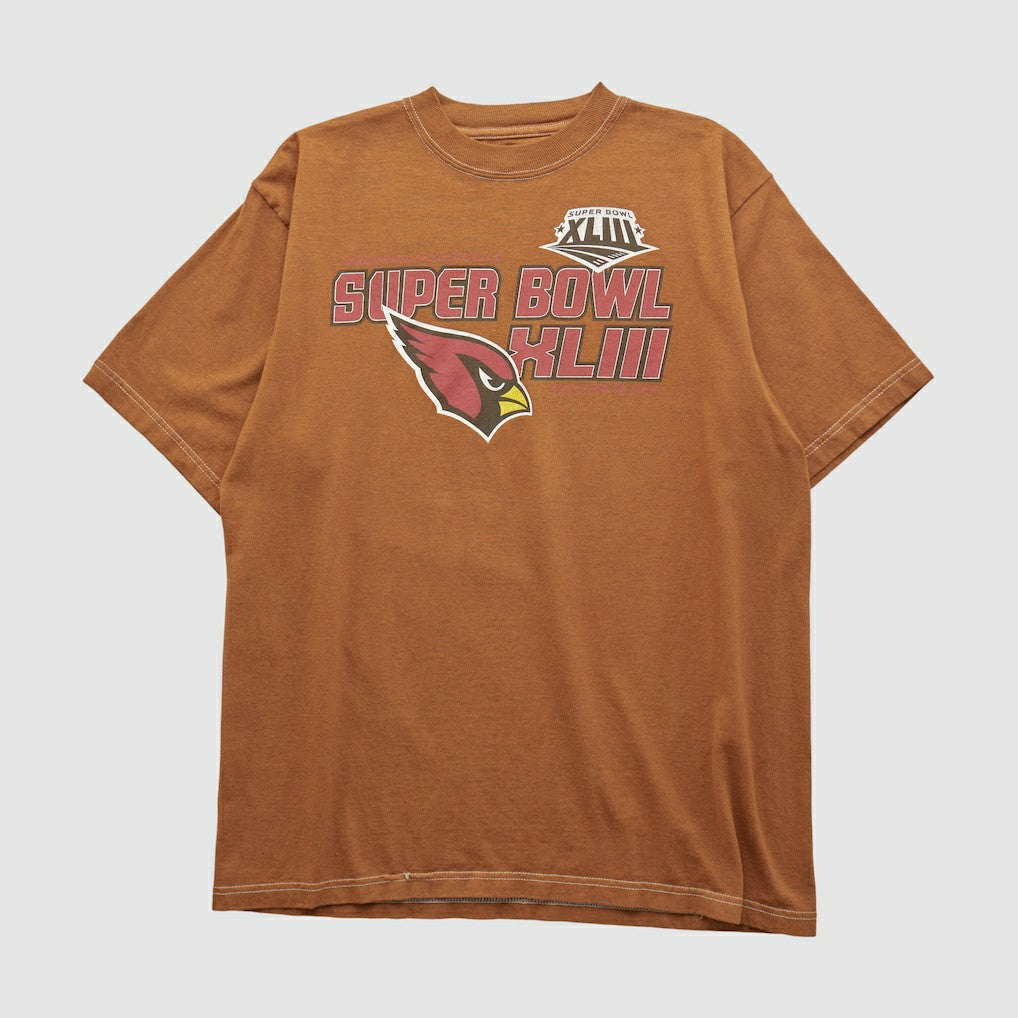 Super Bowl XLIII Reebok 2009 T-shirt Clay Vintage | Fanatics