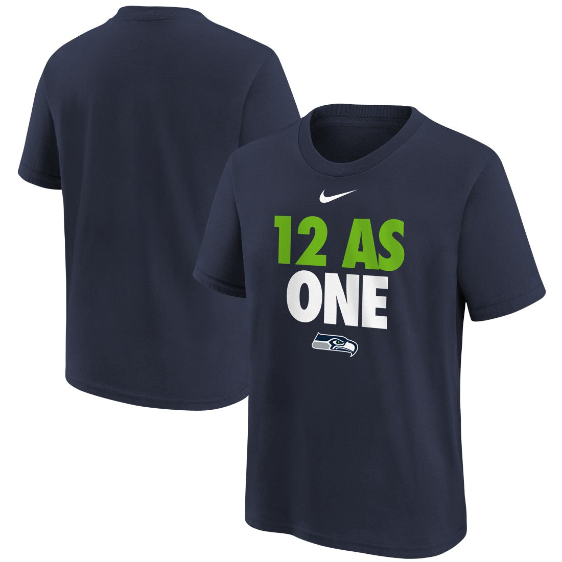 Seattle Seahawks Youth 12 As One T-Shirt College Navy | Nike for Sale