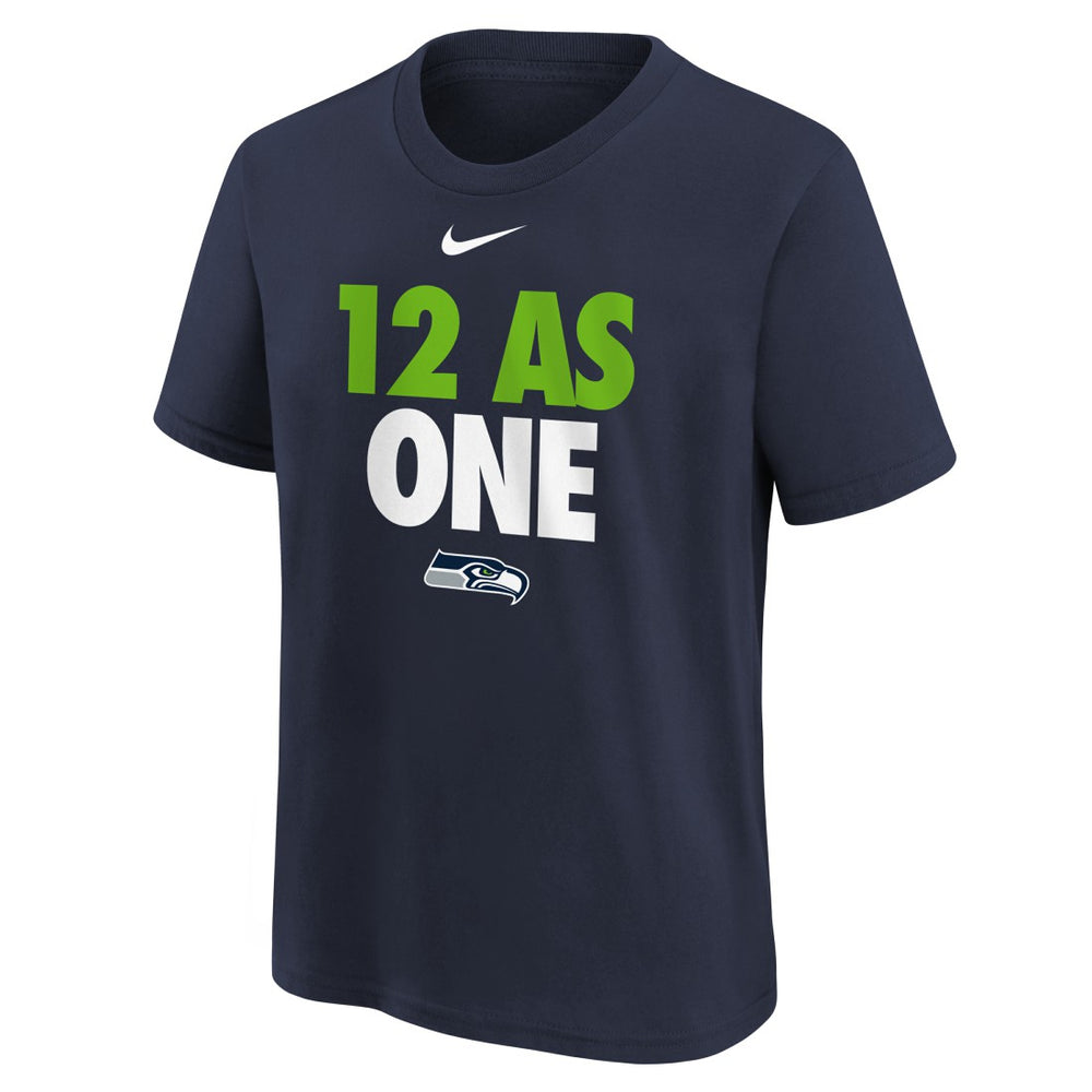 Seattle Seahawks Youth 12 As One T-Shirt College Navy | Nike for Sale
