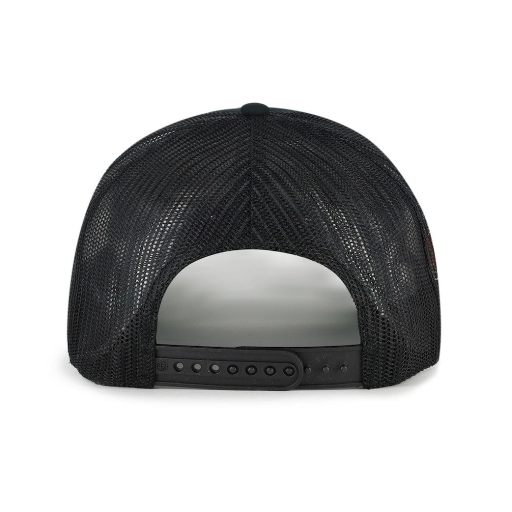 Utah Mammoth '47 Frame Out Mesh Rope Hitch Adjustable Hat - Black - NHL