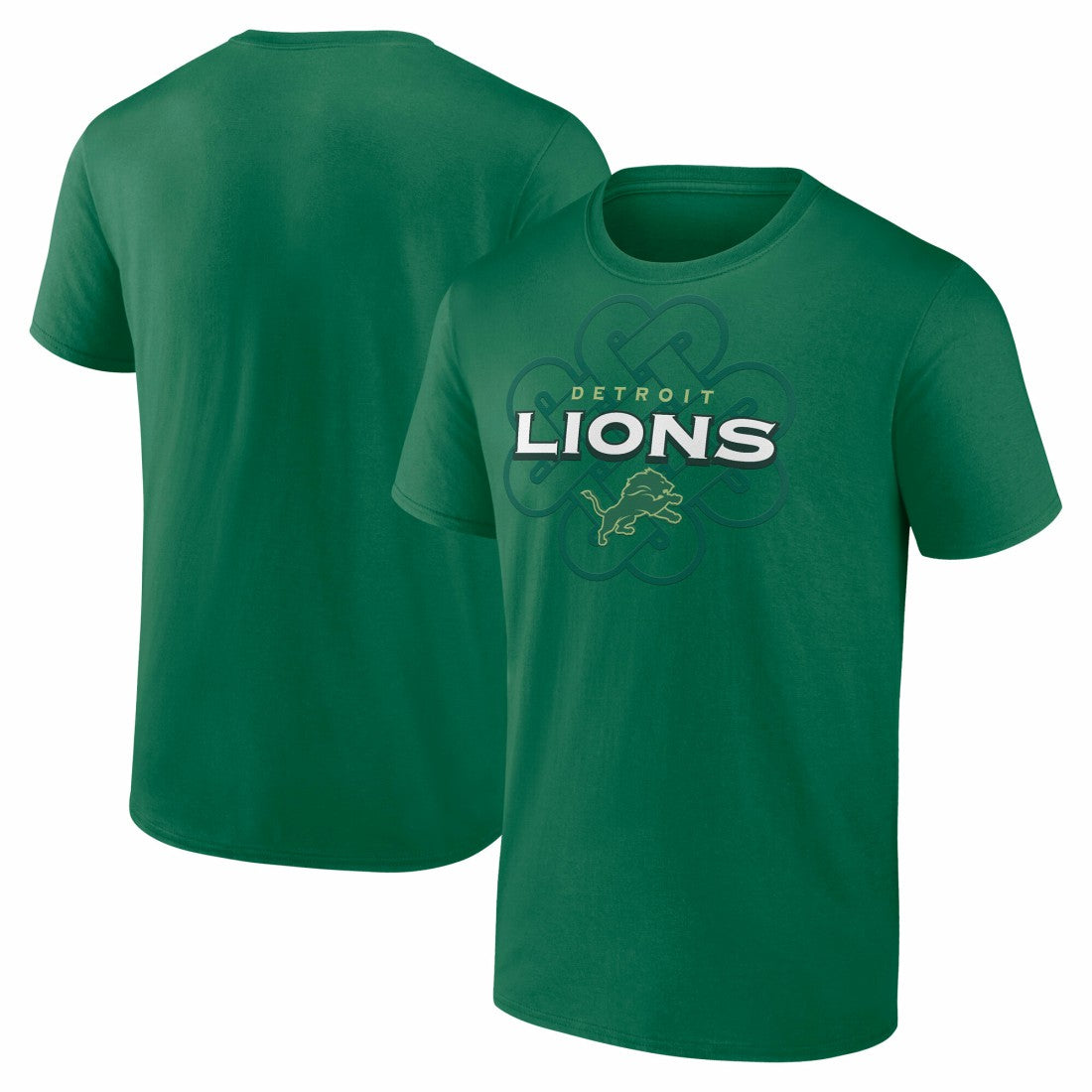 Detroit Lions Celtic Luck T-Shirt Green | NFL