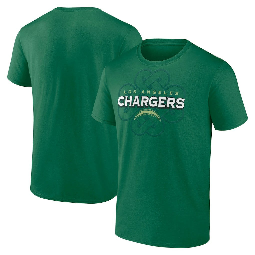 Los Angeles Chargers Celtic Luck T-Shirt Green | NFL