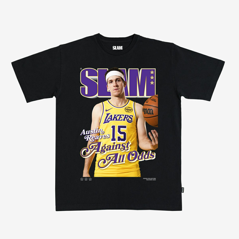 Austin Reaves Los Angeles Lakers SLAM Unisex Cover T-Shirt Black - NBA