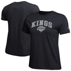 Los Angeles Kings Champion Women's Arch Mascot Logo T-Shirt - Black - NHL