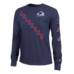 Colorado Avalanche Champion Women's 2-Hit Long Sleeve T-Shirt - Navy - NHL