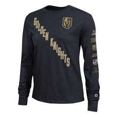 Vegas Golden Knights Champion Women's 2-Hit Long Sleeve T-Shirt - Black - NHL
