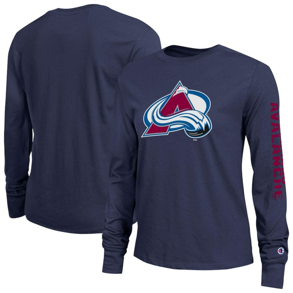 Colorado Avalanche Champion Women's 2-Hit Long Sleeve T-Shirt - Blue - NHL
