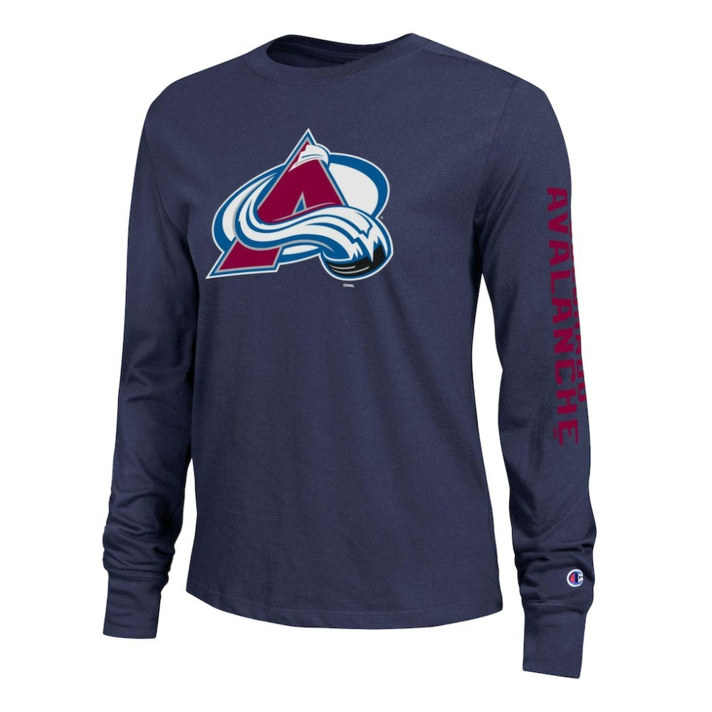 Colorado Avalanche Champion Women's 2-Hit Long Sleeve T-Shirt - Blue - NHL