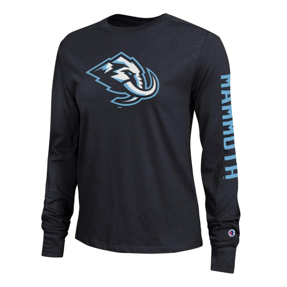 Utah Mammoth Champion Women's 2-Hit Long Sleeve T-Shirt - Black - NHL