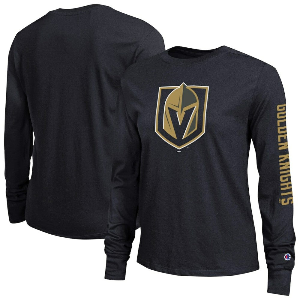 Vegas Golden Knights Champion Women's 2-Hit Long Sleeve T-Shirt - Black - NHL