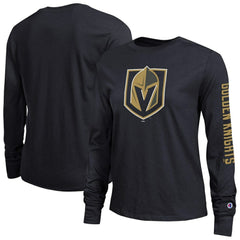Vegas Golden Knights Champion Women's 2-Hit Long Sleeve T-Shirt - Black - NHL