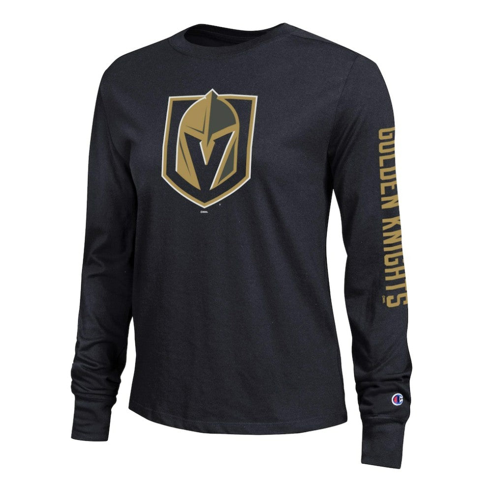 Vegas Golden Knights Champion Women's 2-Hit Long Sleeve T-Shirt - Black - NHL