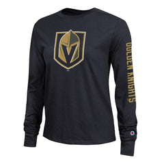 Vegas Golden Knights Champion Women's 2-Hit Long Sleeve T-Shirt - Black - NHL