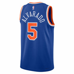 José Alvarado New York Knicks Unisex Swingman Jersey Icon Edition Blue - NBA
