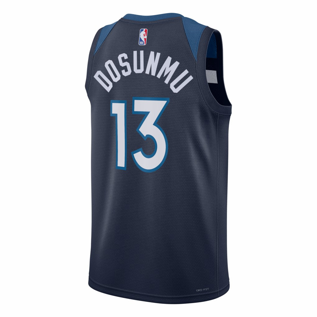 Ayo Dosunmu Minnesota Timberwolves Unisex Swingman Jersey Icon Edition Navy - NBA