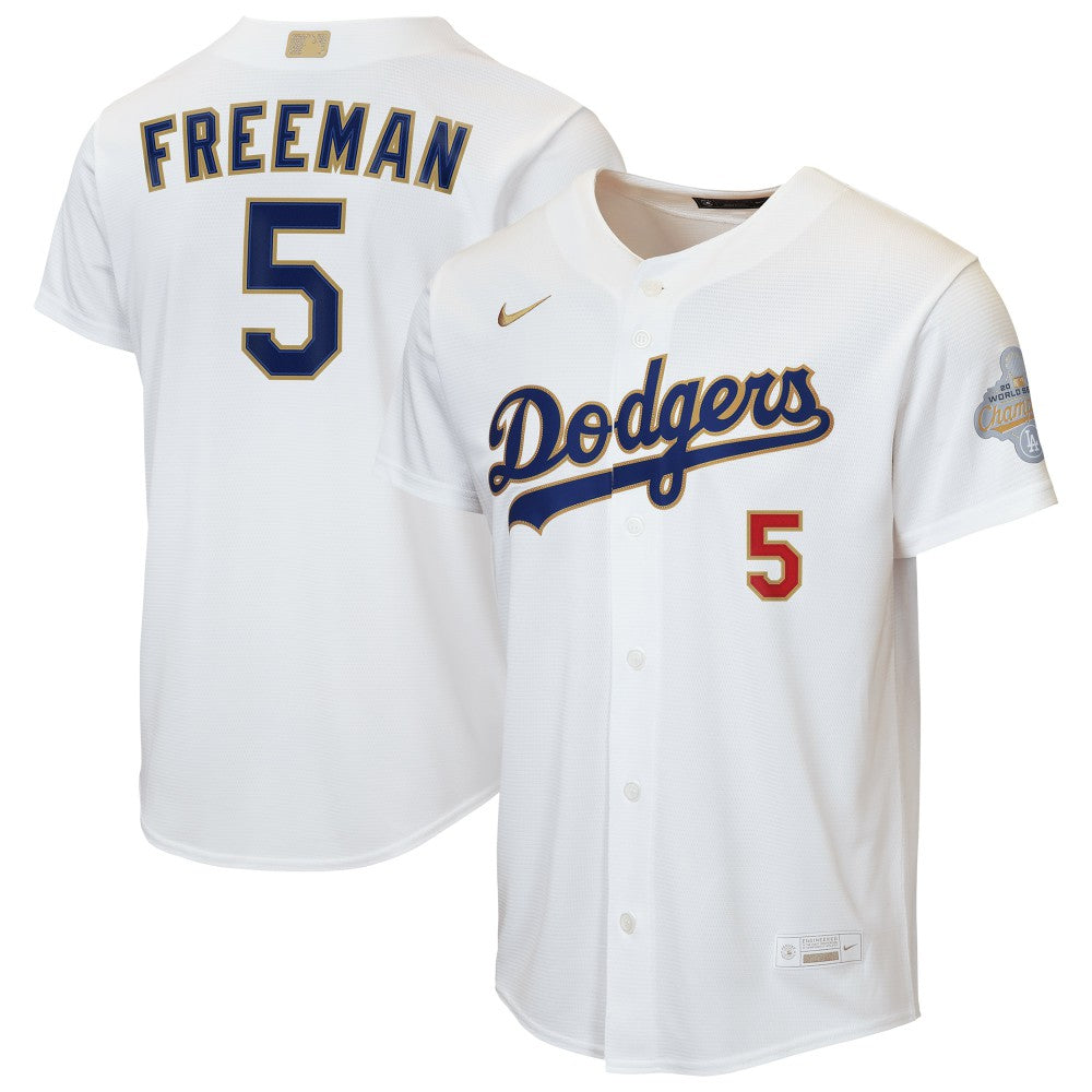 Freddie Freeman Los Angeles Dodgers Nike Youth 2026 Gold Collection Home Replica Jersey - MLB