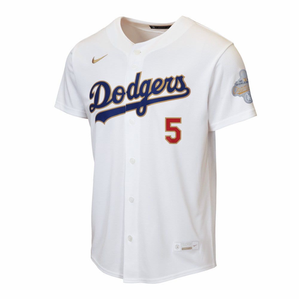 Freddie Freeman Los Angeles Dodgers Nike Youth 2026 Gold Collection Home Replica Jersey - MLB