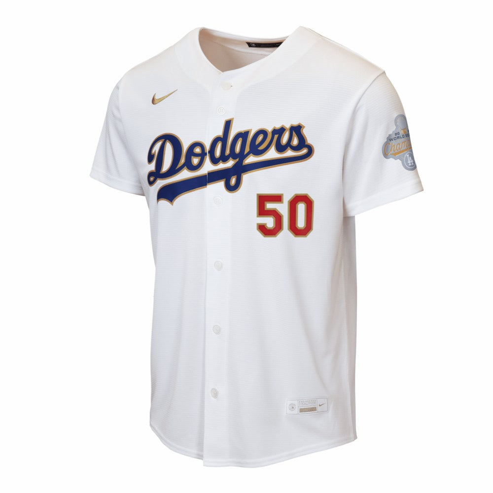 Mookie Betts Los Angeles Dodgers Nike Youth 2026 Gold Collection Home Replica Jersey - MLB