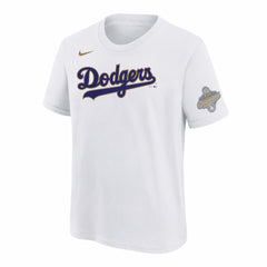 Yoshinobu Yamamoto Los Angeles Dodgers Nike Youth 2026 Gold Collection Name & Number T-Shirt - MLB