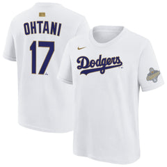 Shohei Ohtani Los Angeles Dodgers Nike Youth 2026 Gold Collection Name & Number T-Shirt - MLB