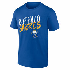 Buffalo Sabres Big & Tall Hustle Personalized Name & Number T-Shirt - Royal - NHL