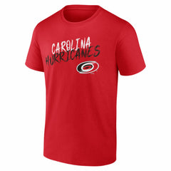 Carolina Hurricanes Hustle Personalized Name & Number T-Shirt - Red - NHL