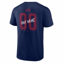 Colorado Avalanche Big & Tall Hustle Personalized Name & Number T-Shirt - Navy - NHL