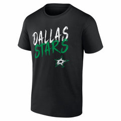 Dallas Stars Hustle Personalized Name & Number T-Shirt - Black - NHL