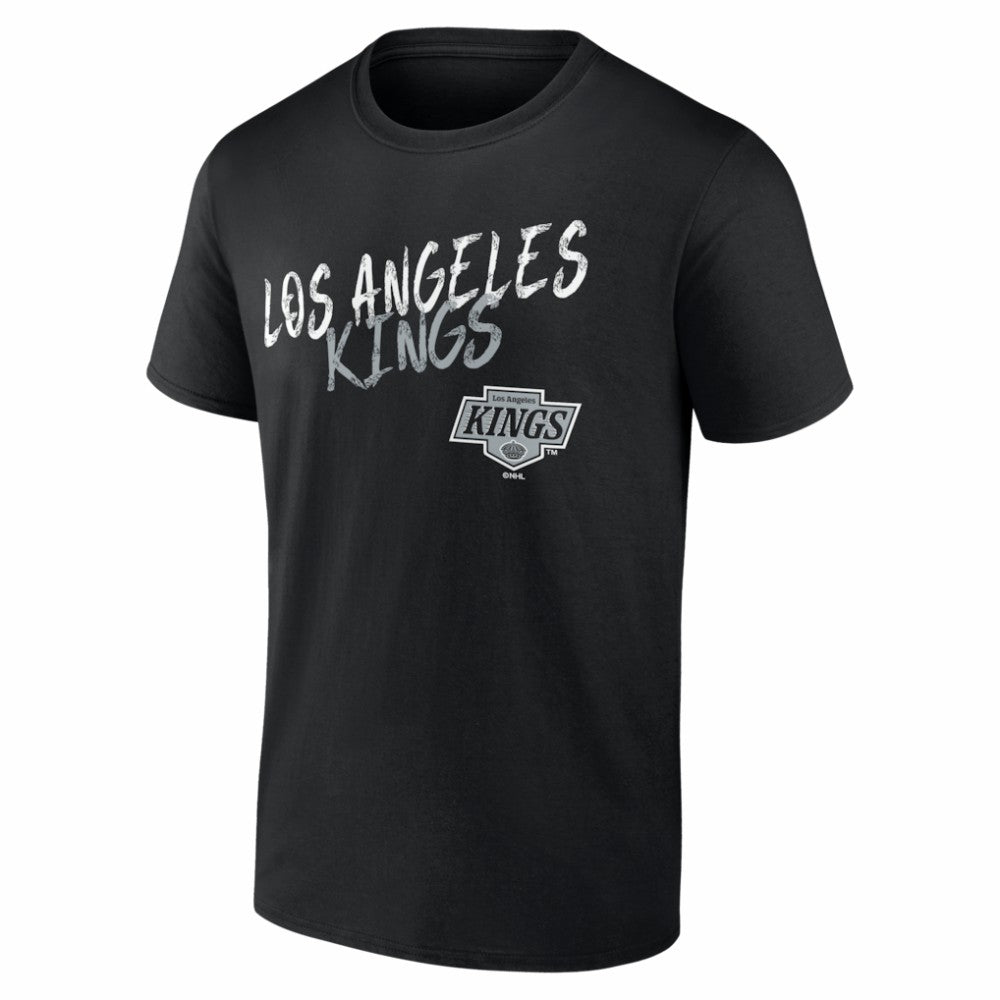 Los Angeles Kings Big & Tall Hustle Personalized Name & Number T-Shirt - Black - NHL