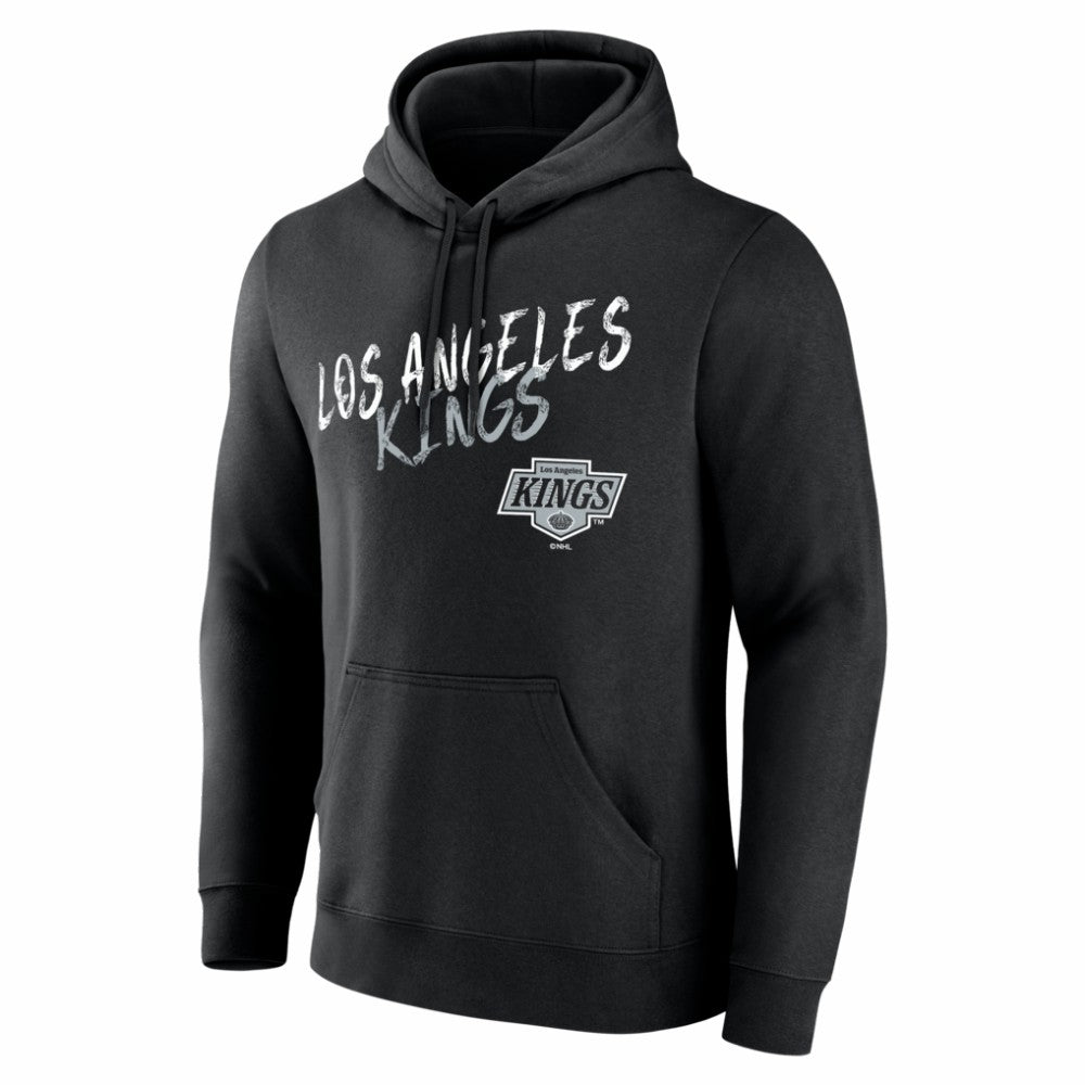 Los Angeles Kings Hustle Personalized Name & Number Hoodie - Black - NHL